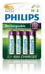 Philips Baterii Philips AA 2100mAh MultiLife, NiMh - 4 bucăți (R6B4A210/10)