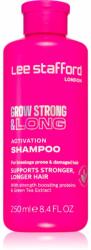 Lee Stafford Grow Strong & Long Activation Shampoo hajsampon a haj növekedéséért és megerősítéséért a hajtövektől kezdve 250 ml