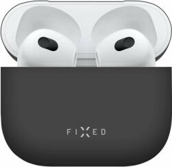 FIXED Silky Apple Airpods 3 fekete tok (FIXSIL-816-BK)