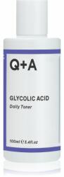 Q+A Glycolic Acid gyengéd bőrhámlasztó tonik A. H. A. -val (Alpha Hydroxy Acids) 100 ml