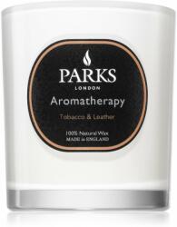 Parks London Aromatherapy Tobacco & Leather lumânare parfumată 220 g