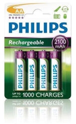 Philips akkumulátorok AA 2100mAh MultiLife, NiMh - 4db (R6B4A210/10)