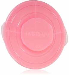 Twistshake Divided Plate osztott tányér kupakkal Pink 6 m+
