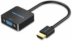 Vention HDMI to VGA Converter with Female Micro USB and Audio Port 0.15m Black (42161)