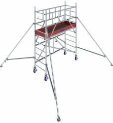 KRAUSE Monto Protec Gurulóállvány XS Összecsukható 1000-es Sorozat MM: 3, 70 m (949752) - allvanybazis