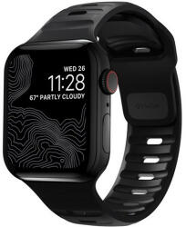 Nomad Sport Apple Watch 42/44/45/49mm szíj, fekete (NM1AM10000) - speedshop