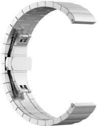 Techsuit Curea pentru Samsung Galaxy Watch 4/5/Active 2, Huawei Watch GT 3 (42mm)/GT 3 Pro (43mm) - Techsuit Watchband (W012) - Silver (KF2317496) - vexio