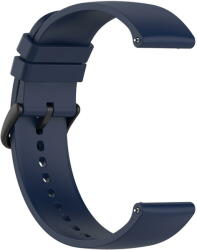Techsuit Curea pentru Samsung Galaxy Watch 4/5/Active 2, Huawei Watch GT 3 (42mm)/GT 3 Pro (43mm) - Techsuit Watchband 20mm (W001) - Dark Blue (KF2317511) - vexio