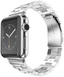 Techsuit Curea pentru Apple Watch 1/2/3/4/5/6/7/8/9/SE/SE 2 (38/40/41mm) - Techsuit Watchband (W036) - Silver (KF2317525) - vexio