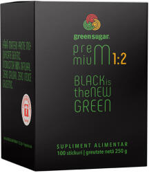 Laboratoarele Remedia Green Sugar Premium 1: 2, 100 stickuri, Laboratoarele Remedia