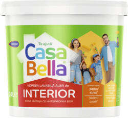 Policolor Vopsea lavabilă pentru interior CasaBella albă 24 l + amorsă 5 l