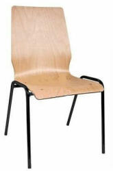 Antares 1158 LN falemezes szék fekete fémvázzal (ANT-1158-LN-VENDEGSZEK)