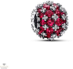 Pandora szikrázó pavé pink charm - 792630C03