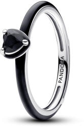 Pandora ME fekete chakra szívgyűrű - 193088C01-48 (193088C01-48)