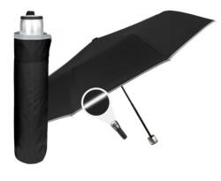 Perletti - Fényvisszaverő összecsukható esernyő PROMOCIONALI / fekete, 96006-01