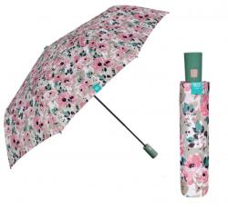 Perletti - Női összecsukható automata esernyő Peonie / rózsaszín, 26305