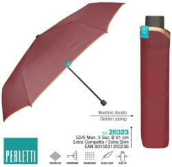 Perletti - TIME Női összecsukható esernyő EXTRASLIME / téglavörös, 26323