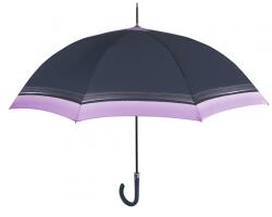 Perletti - Női automata esernyő COLOR BORDER / lila szegély, 21695