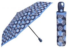 Perletti - Női teljesen automata esernyő TECHNOLOGY Fiori / kék, 21723