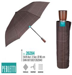 Perletti - TIME Férfi automata esernyő Scottish / világosbarna, 26284