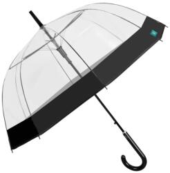Perletti - Női automata esernyő BLACK BORDER átlátszó, 26273