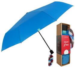 Perletti - Összecsukható esernyő díszítéssel LOVE / kék, 26169