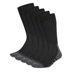 adidas Юношески чорапи Adidas Aeroready Crew 6 Pack Socks Junior - Black/Grey