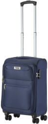 TravelZ Softspinner kék 4 kerekű kabinbőrönd (Softspinner-S-kek)