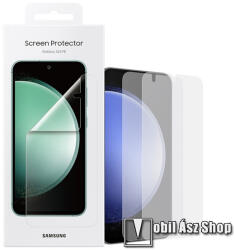 Samsung képernyővédő fólia - ÁTLÁTSZÓ - Ultra Clear, 2db, felhelyezést segítő kerettel, A képernyő sík részét védi - SAMSUNG Galaxy A54 (SM-A546) / Galaxy S23 FE (SM-S711) - EF-US711CTEGWW (EF-US711CTEGWW)