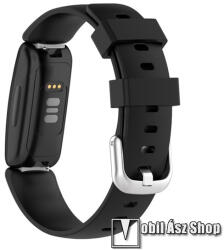  Okosóra szíj - szilikon - FEKETE - S méret - Fitbit Inspire 2