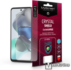 MyScreen CRYSTAL Shield BacteriaFREE képernyővédő fólia - CRYSTAL - 1db, törlőkendővel, antibakteriális, A képernyő sík részét védi! - MOTOROLA Moto G13 / G23 / G53 / G73