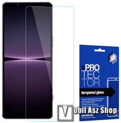 XPRO előlap védő karcálló edzett üveg - 0, 33 mm vékony, 9H, Arc Edge, A képernyő sík részét védi - SONY Xperia 10 V