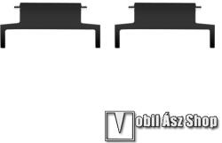  Okosóra műanyag csatlakozó adapter - 2db / 1pár - FEKETE - bármilyen 20mm-es teleszkópos szíjjal használható, 14mm-ről 20mm-re alakít át - Xiaomi Amazfit 3 Verge / Verge Lite