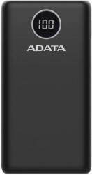 ADATA Baterie portabila Adata AP20000, 20000mAh, 2x USB, 1x USB-C, Power Delivery, (AP20000QCD-DGT-CBK) - risereminat