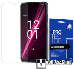 XPRO előlap védő karcálló edzett üveg - 0, 33 mm vékony, 9H, Arc Edge, A képernyő sík részét védi - TELEKOM T PHONE 5G (Revvl 6 5G) / T Phone 5G (2023)