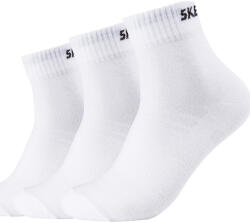 Skechers Șosete sport 3PPK Unisex Mesh Ventilation Quarter Socks Skechers Alb 43 / 46