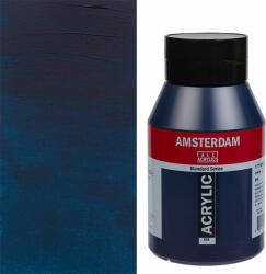 Royal Talens Amsterdam akrilfesték, 1000 ml - 566, prussian blue (phthalo)