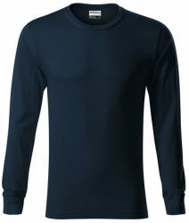 MALFINI Tricou cu mâneci lungi Resist LS - Albastru marin | XL (R050216)