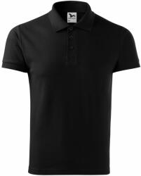 MALFINI Tricou polo bărbați Cotton - Neagră | L (2120115)