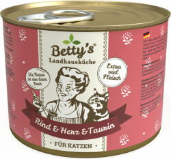 Betty's Macskatáp - Marha és szív - 200 g