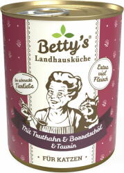 Betty's Macskatáp - Pulyka és borágóolaj - 400 g