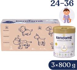 Kendamil Premium 4 HMO+ 2, 4 kg (3 × 800 g), kreatív ajándékcsomagolás