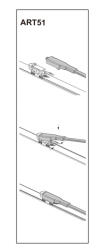 ART Stergator parbriz sofer JAGUAR XJ (J12, J24, X 351) 01 2010, z COD: ART51 24 (030918-36)