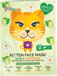  7th Heaven Mască pentru adolescenți din material textil Kitten, 1 buc Masca de fata