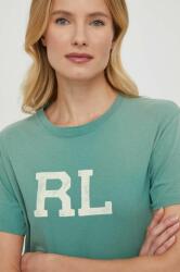 Ralph Lauren pamut póló zöld - zöld XS - answear - 35 990 Ft