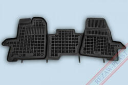 Rezaw-Plast Ford Custom Tourneo (2012-2018) / Ford Transit (2013-) / Ford Custom Transit (2013-2023) 3 scaune, set de covorașe din cauciuc Rezaw-Plast cu margini înalte, montare manuală (REZAWPLAST-200623)