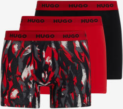 HUGO Férfi HUGO 3 db-os Boxeralsó szett M Piros