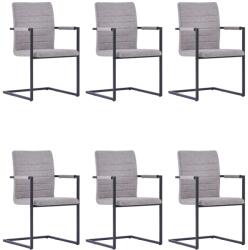 vidaXL 6 buc gri deschis 278627