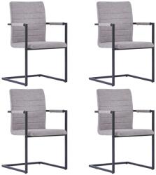 vidaXL 4 buc gri deschis 278626