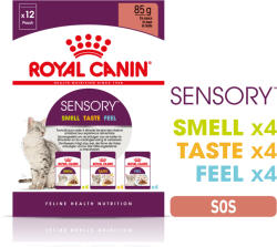 Royal Canin ROYAL CANIN Sensory hrană umedă pisici stimularea simțurilor (în sos), bax, 85g x 12buc